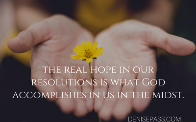 Bearing Fruit in Our resolutions Whether or Not We Meet Them