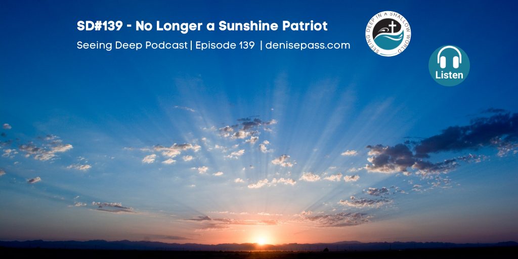 SD#139 No Longer a Sunshine Patriot