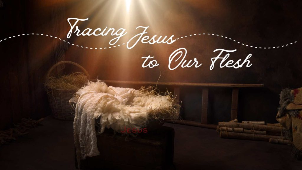 Tracing Jesus to our flesh